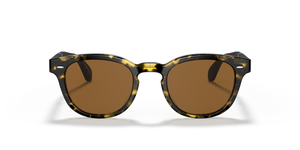 Sie Oliver Peoples Sheldrake 1950 Exclusive mit Vintage DTBK/Semi-Matte Black Gestell und Braun Gläsern - Das Bild 3