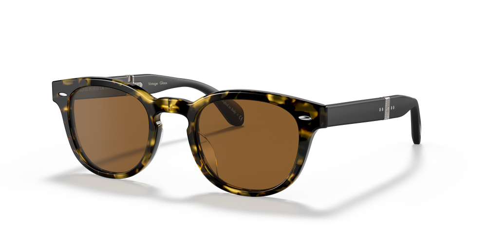 Oliver Peoples Sheldrake 1950 Exclusive with Vintage DTBK/Semi-Matte Black frame and Brown lenses - Image 2