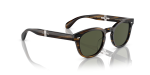 Sie Oliver Peoples Sheldrake 1950 mit Rinde Gestell und Grün Gläsern - bild 4