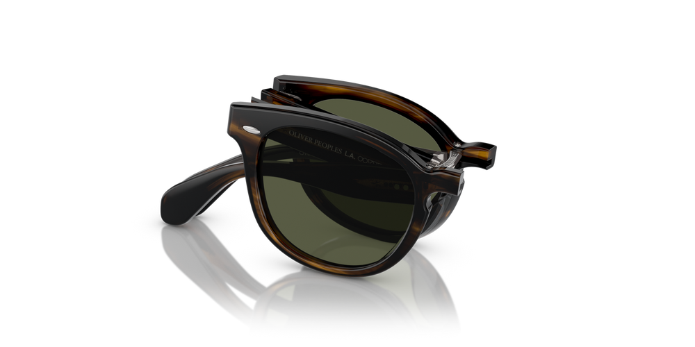Oliver Peoples Sheldrake 1950 with Bark frame and Green lenses - image 2