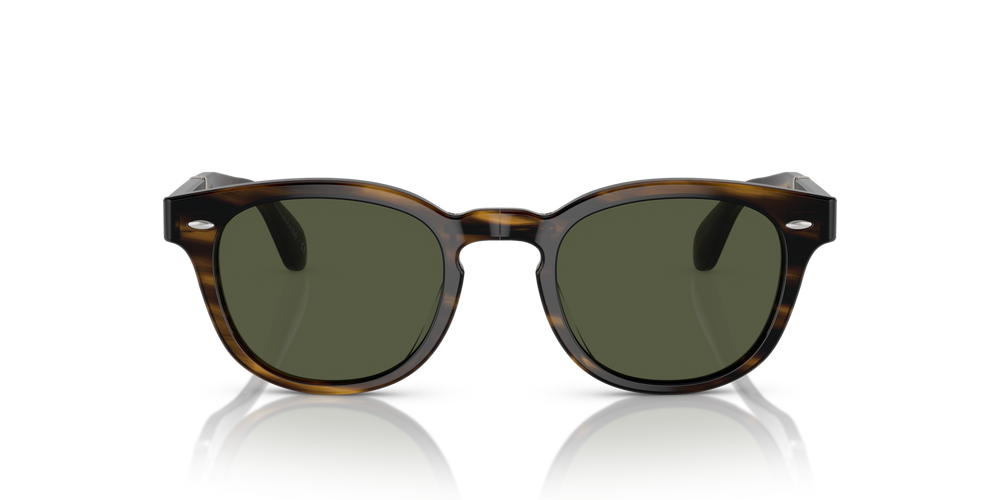 Sie Oliver Peoples Sheldrake 1950 mit Rinde Gestell und Grün Gläsern - bild 3