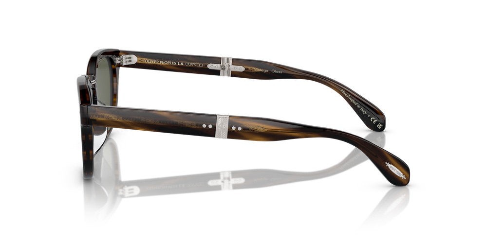 Sie Oliver Peoples Sheldrake 1950 mit Rinde Gestell und Grün Gläsern - bild 5