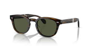 Sie Oliver Peoples Sheldrake 1950 mit Rinde Gestell und Grün Gläsern - bild 2