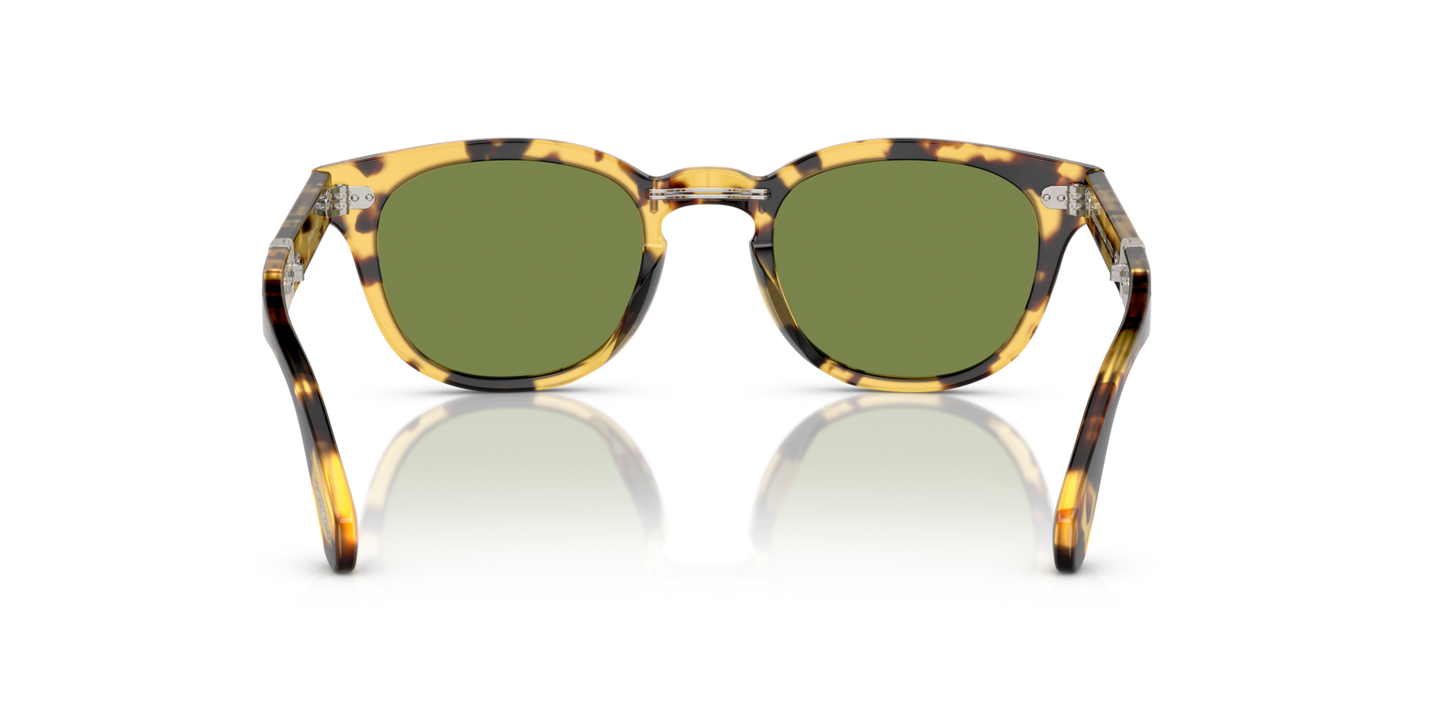 Oliver Peoples Sheldrake 1950 with YTB frame and Green lenses - Image Nosepads