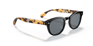 Sie Oliver Peoples Sheldrake 1950 Exclusive mit Black/YTB Gestell und Blau Gläsern - bild 4