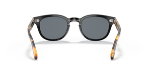 Sie Oliver Peoples Sheldrake 1950 Exclusive mit Black/YTB Gestell und Blau Gläsern - bild 6