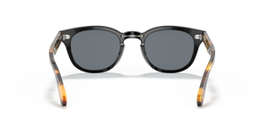 Oliver Peoples Sheldrake 1950 Exclusive with Black/YTB frame and Blue lenses - Image 6