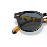 Sie Oliver Peoples Sheldrake 1950 Exclusive mit Black/YTB Gestell und Blau Gläsern - Variant
