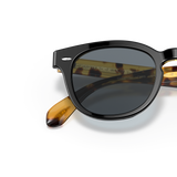 Sie Oliver Peoples Sheldrake 1950 Exclusive mit Black/YTB Gestell und Blau Gläsern - Variant