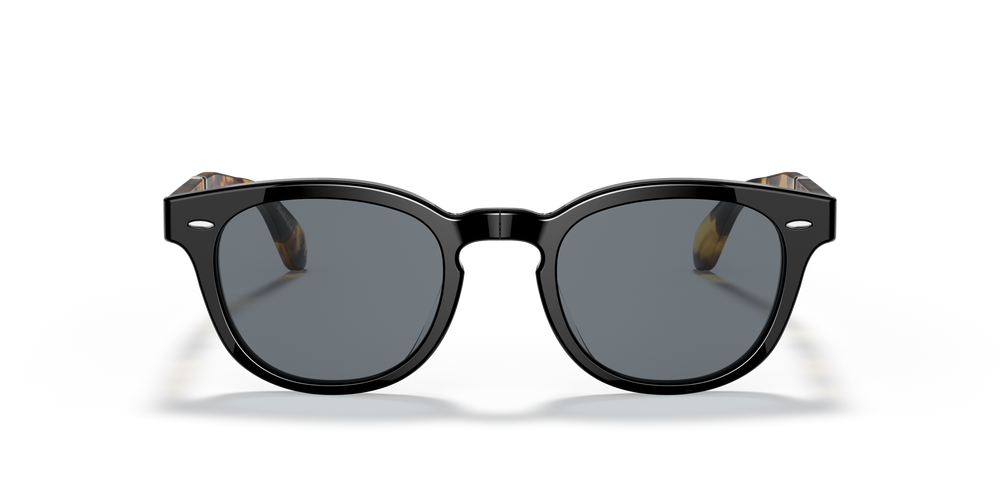 Oliver Peoples Sheldrake 1950 Exclusive with Black/YTB frame and Blue lenses - Image 3