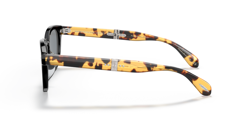 Oliver Peoples Sheldrake 1950 Exclusive con montura Black/YTB y lentes Azul - El 5