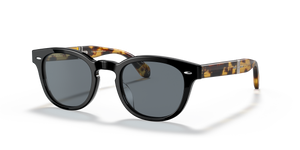 Oliver Peoples Sheldrake 1950 Exclusive con montura Black/YTB y lentes Azul - El 2