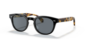 Oliver Peoples Sheldrake 1950 Exclusive with Black/YTB frame and Blue lenses - image 2