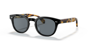 Sie Oliver Peoples Sheldrake 1950 Exclusive mit Black/YTB Gestell und Blau Gläsern - bild 2