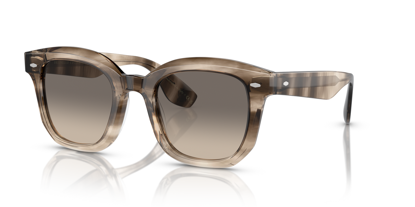 Oliver Peoples Filu' con montura Marrón topo y humo y lentes Gris - Imagen Placas