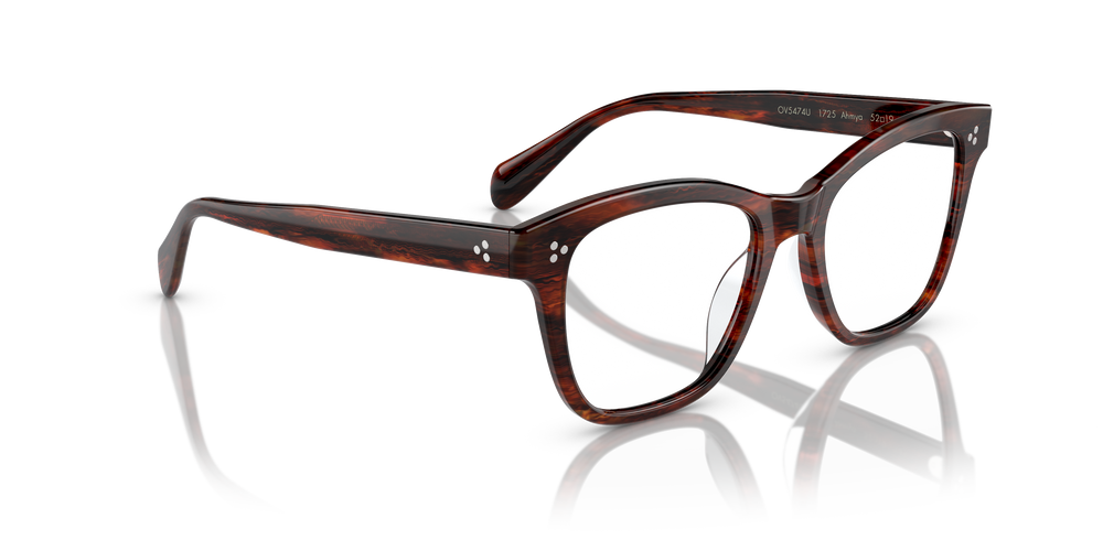 Oliver Peoples Ahmya con montura Tortuga y rojo vintage - El 3