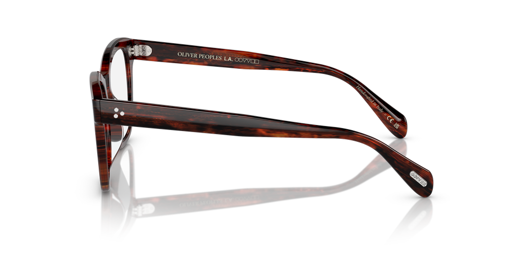 Oliver Peoples Ahmya con montura Tortuga y rojo vintage - El 4