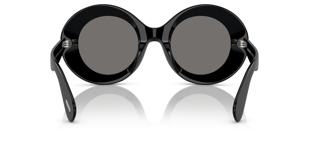 Sie Oliver Peoples Dejeanne mit Schwarz Gestell und Grau Gläsern - Das Bild 5