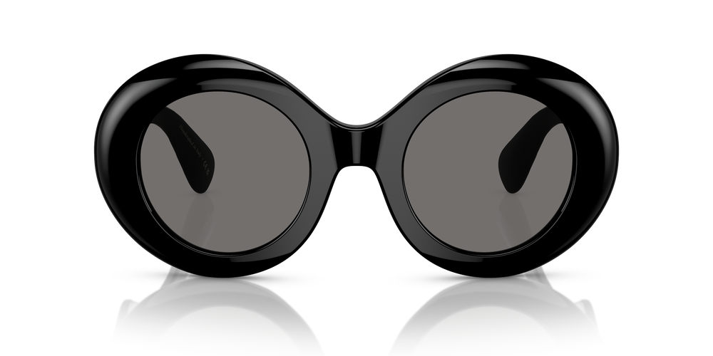 Sie Oliver Peoples Dejeanne mit Schwarz Gestell und Grau Gläsern - Das Bild 2