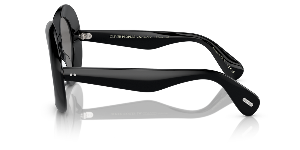 Sie Oliver Peoples Dejeanne mit Schwarz Gestell und Grau Gläsern - Das Bild 4