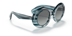 Oliver Peoples Dejeanne con montura Washed Lapis y lentes Gris - El 3