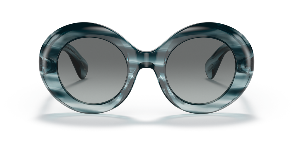 Oliver Peoples Dejeanne con montura Washed Lapis y lentes Gris - El 2