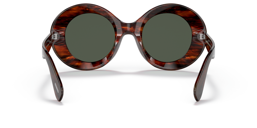 Oliver Peoples Dejeanne con montura Tortuga y rojo vintage y lentes Verde - El 5
