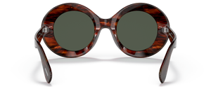 Oliver Peoples Dejeanne con montura Tortuga y rojo vintage y lentes Verde - El 5