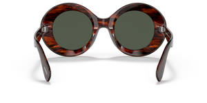 Oliver Peoples Dejeanne avec une monture Écaille de tortue Rouge Vintage et des verres Vert - image 5