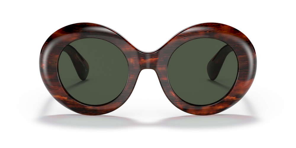 Oliver Peoples Dejeanne with Vintage Red Tortoise frame and Green lenses - image 2