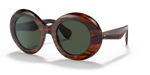 Oliver Peoples Dejeanne con montatura Rosso tartarugato vintage e lenti  Verde - immagine 1