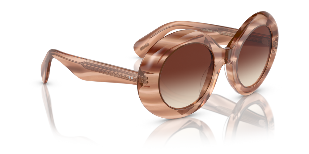 Oliver Peoples Dejeanne con montura Sunstone con efecto descolorido y lentes Marrón - imagen 3