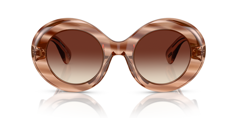 Oliver Peoples Dejeanne con montura Sunstone con efecto descolorido y lentes Marrón - imagen 2