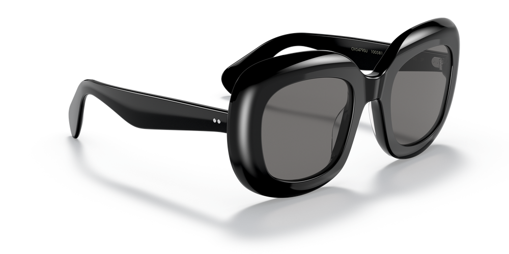 Oliver Peoples Jesson con montatura Nero e lenti  Grigio - L'immagine 3