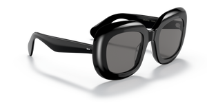 Oliver Peoples Jesson con montatura Nero e lenti  Grigio - L'immagine 3
