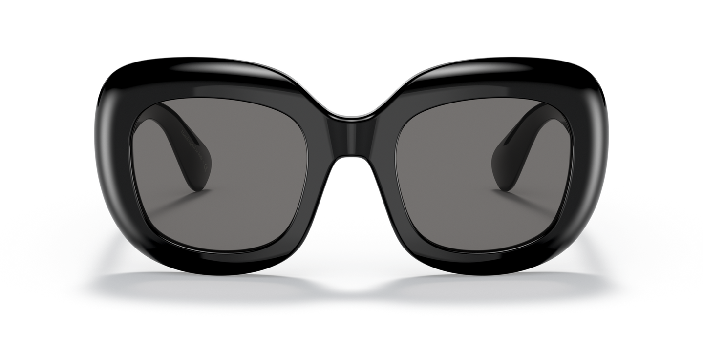 Oliver Peoples Jesson avec une monture Noir et des verres Gris - Image Verres