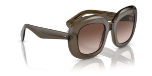 Sie Oliver Peoples Jesson mit Taupe Gestell und Braun Gläsern - Bild 3