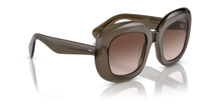 Oliver Peoples Jesson avec une monture Taupe et des verres Brun - image 3