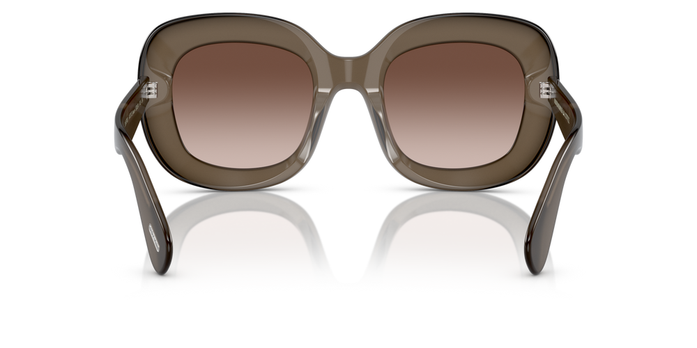 Oliver Peoples Jesson avec une monture Taupe et des verres Brun - image 5