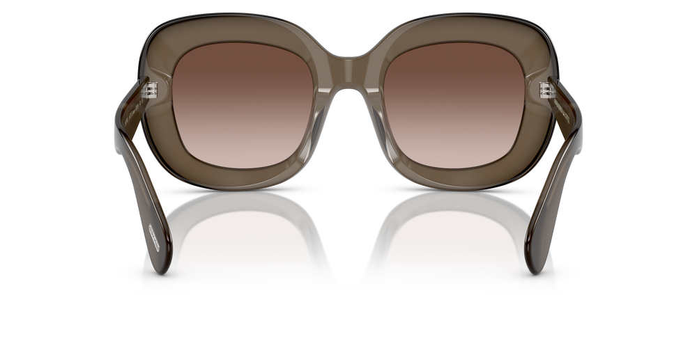 Sie Oliver Peoples Jesson mit Taupe Gestell und Braun Gläsern - Bild 5