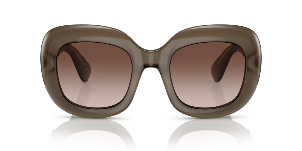 Sie Oliver Peoples Jesson mit Taupe Gestell und Braun Gläsern - Bild 2
