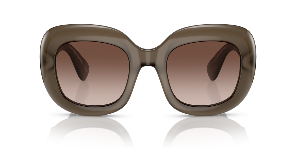 Oliver Peoples Jesson avec une monture Taupe et des verres Brun - image 2