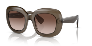 Oliver Peoples Jesson avec une monture Taupe et des verres Brun - image 1