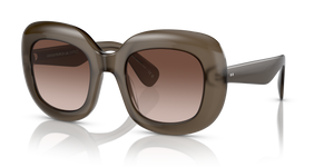 Sie Oliver Peoples Jesson mit Taupe Gestell und Braun Gläsern - Bild 1