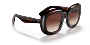 Oliver Peoples Jesson avec une monture Écaille de tortue Rouge Vintage et des verres Brun - image 3