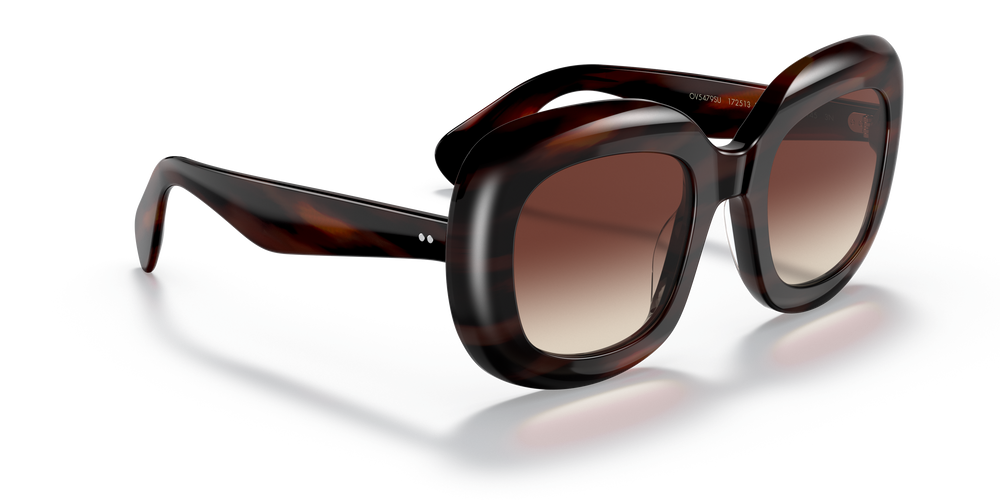 Oliver Peoples Jesson con montatura Rosso tartarugato vintage e lenti  Marrone - L'immagine 3