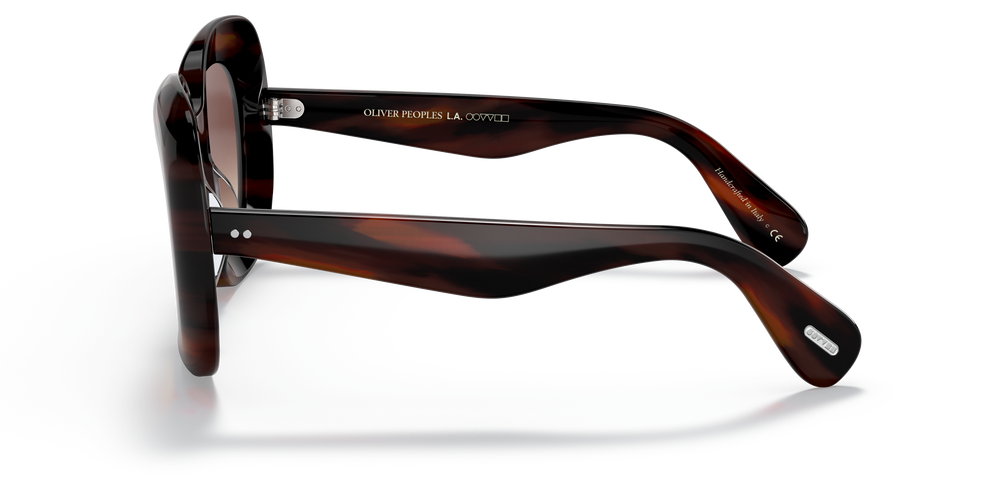 Oliver Peoples Jesson con montatura Rosso tartarugato vintage e lenti  Marrone - L'immagine 4