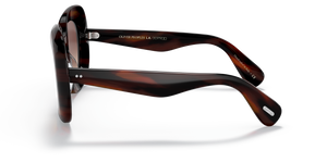 Oliver Peoples Jesson con montatura Rosso tartarugato vintage e lenti  Marrone - L'immagine 4