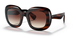 Oliver Peoples Jesson con montatura Rosso tartarugato vintage e lenti  Marrone - L'immagine 1