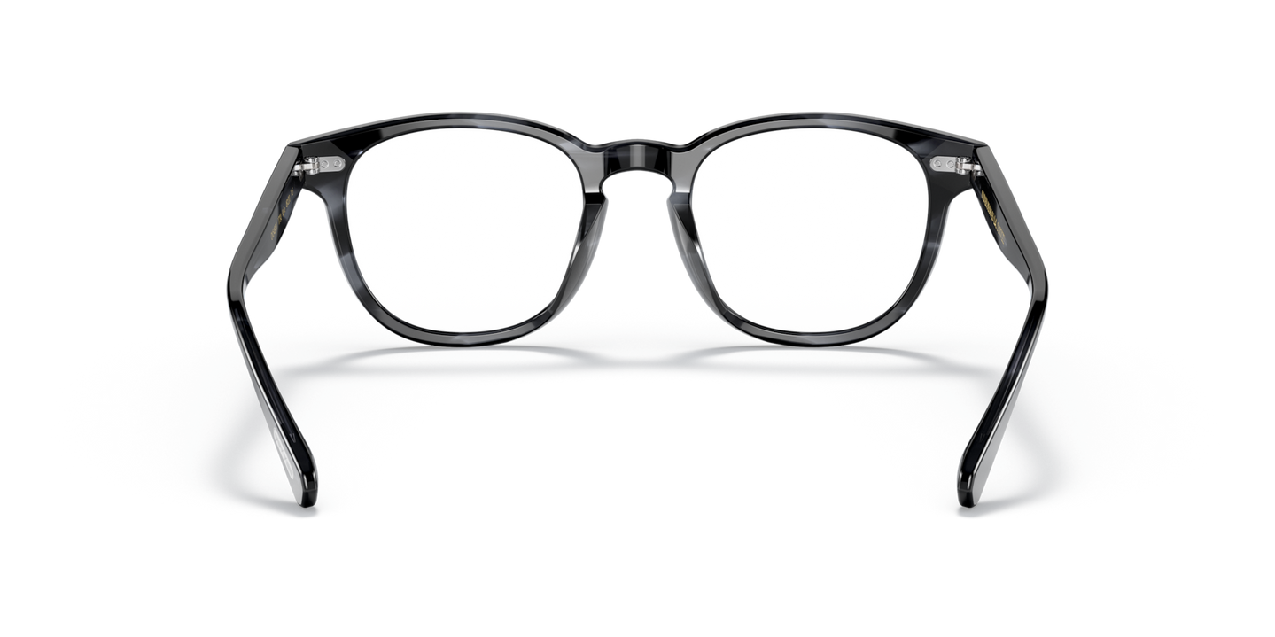 Oliver Peoples Kisho avec monture Fumé bleu foncé - Image Plaquettes de nez